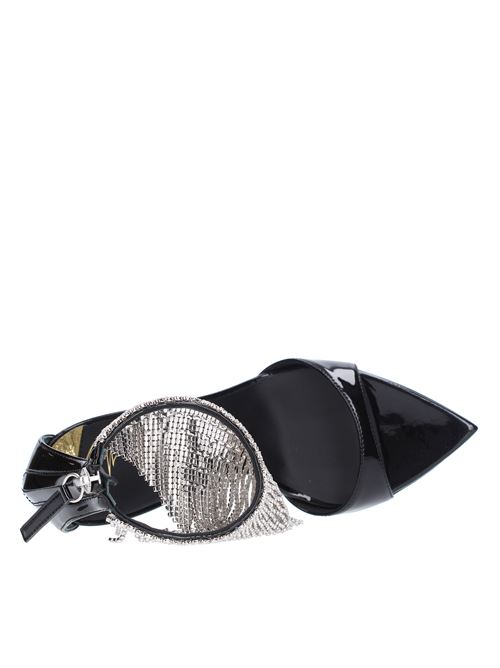 Sandali Intrigo Crystal in vernice e strass GIUSEPPE ZANOTTI | E300033-002 INTRIGO CRYSTALNERO